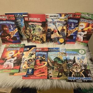 LEGO Ninjago and Chima Book Collection Set of 11